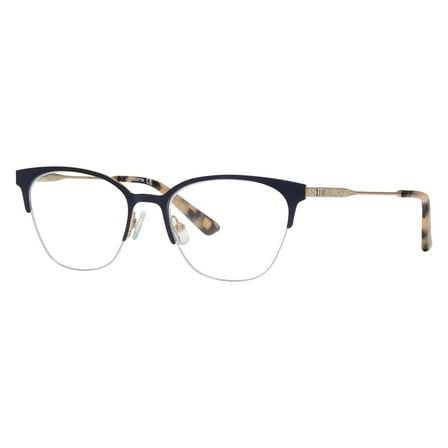 Liz Claiborne 658 Semi-Rimless Cat Eye/Butterfly Blue Gold Eyeglasses