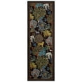 thumbnail image 2 of HOMERRY Jungle Print Runner 2' x 6' for Hallway Modern Washable Throw Rugs for Kitchen Indoor Carpet, Black, 2 of 5