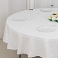 thumbnail image 5 of BalsaCircle 90" Round Cotton Tablecloths Wedding Linens White, 5 of 8