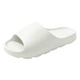 thumbnail image 3 of IUJSOY Cloud Slides for Women Pillow Slippers Chunky Slip on Shoes Quick Drying Bathroom Sandals, 3 of 8