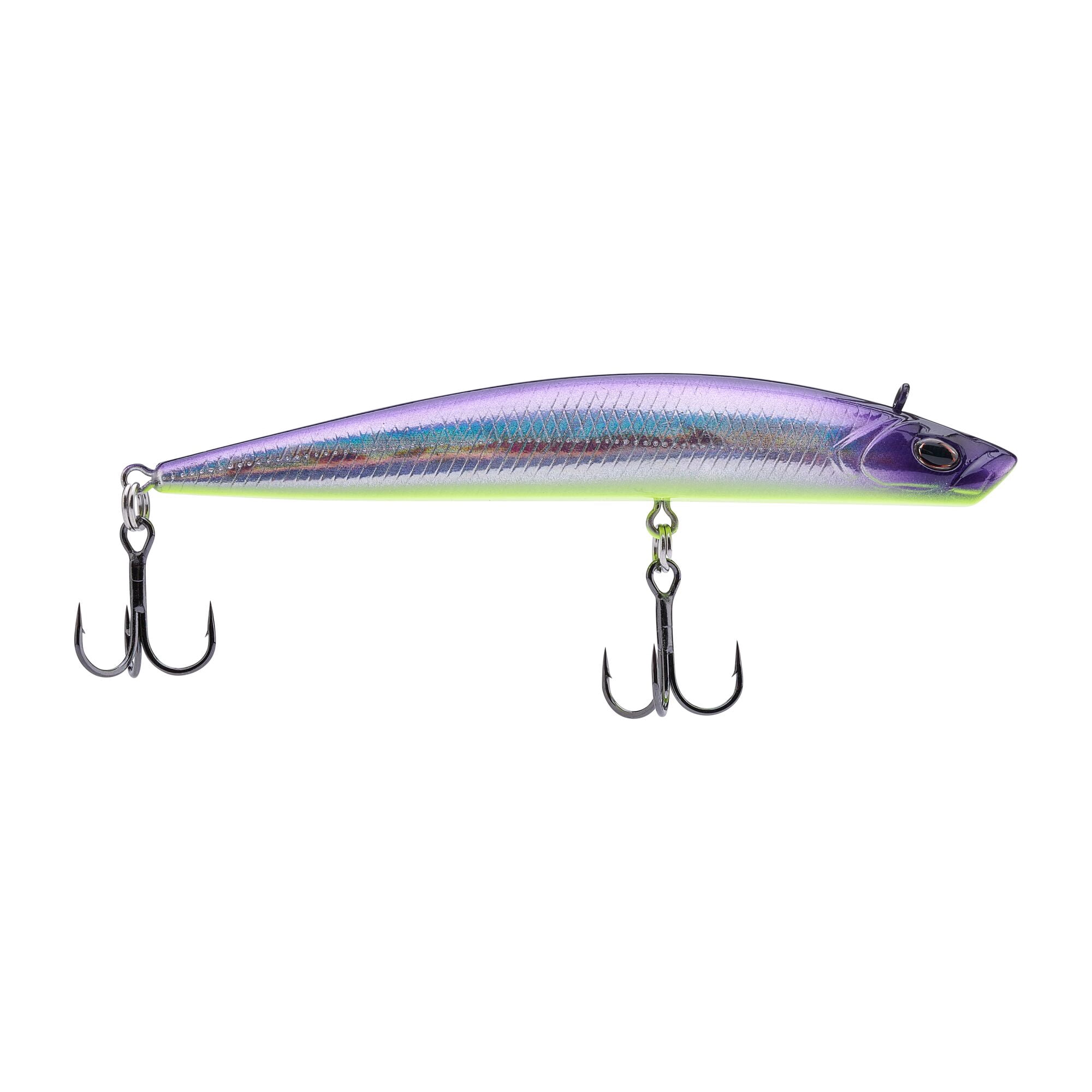 Berkley Finisher, 3.5 in, Glide Baits, Purple Slime (1 Count)
