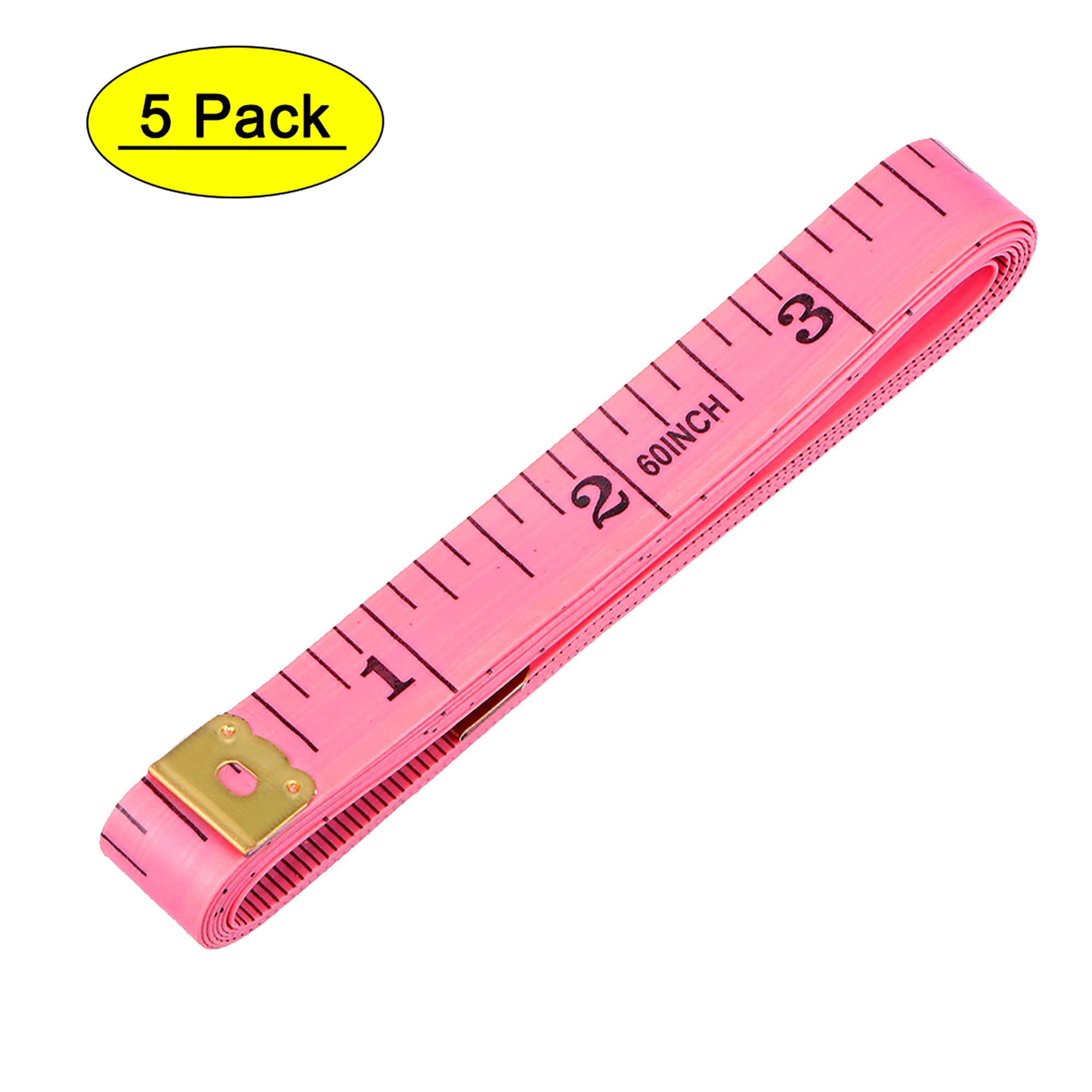 Body Fabric Tape Measure for Sewing Fabric Pink FBGood Body Tape Measure 