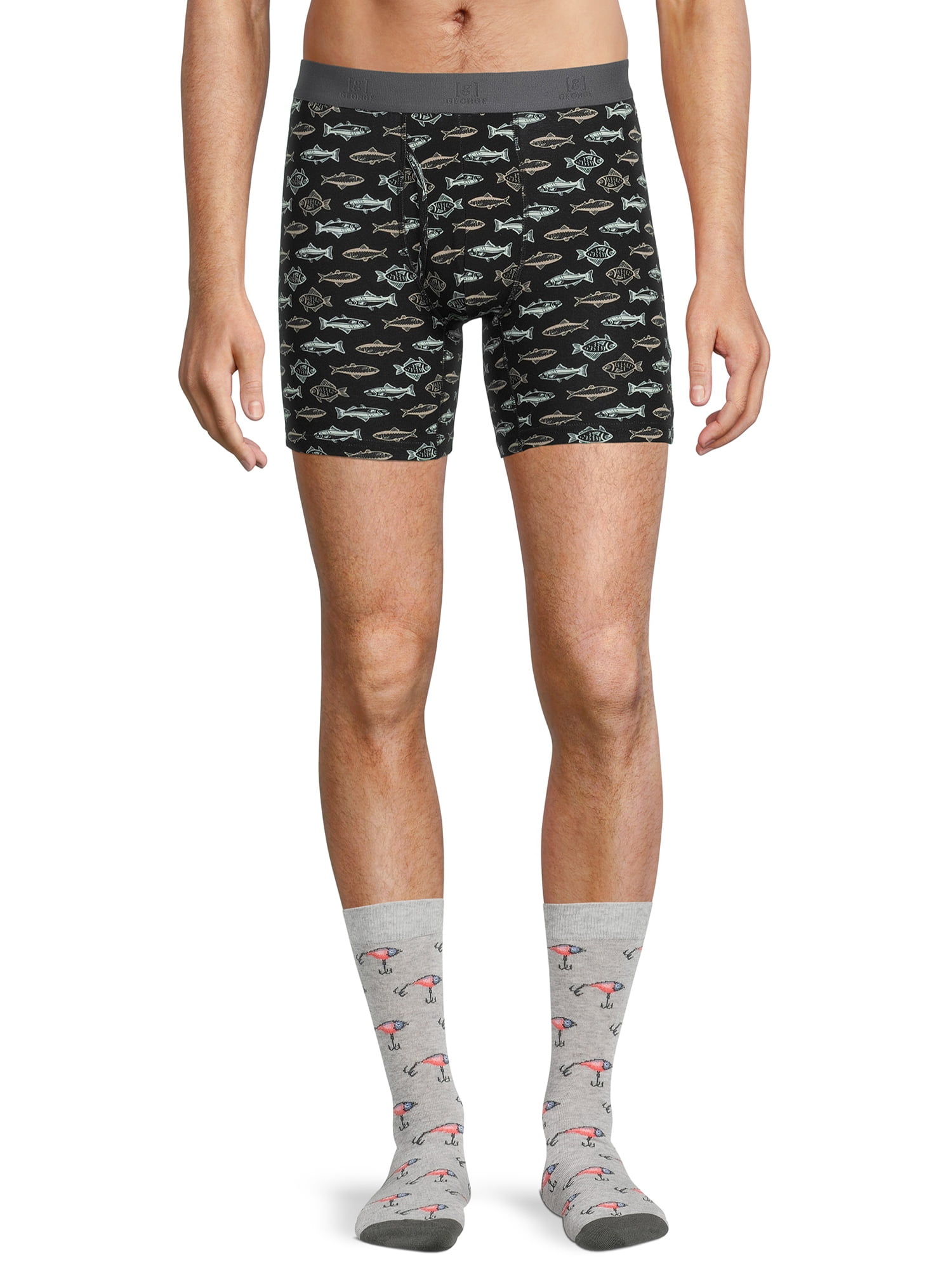 Men's Boxer Briefs and Crew Socks, 2Piece Set Walmart