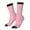 2 Black-1, variant on Pink Donut Print Adult Socks for Men & Women,Calf Socks, Ankle Socks,Boots Socks,Breathable Casual Sock,Unisex Crew Socks