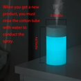thumbnail image 2 of Mini humidificador, fuente de alimentación USB, adecuado para sala de estudio, dormitorio, habitación de bebé, oficina, coche, con LED de 7 colores, humidificador de aire, se puede utilizar para hidra, 2 of 5
