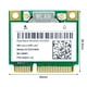 thumbnail image 1 of Ax200 Ax3000 Inalámbrico Bluetooth 5,1 Tarjeta De Red De Doble Banda 5G/2,4G Wifi 6 Adaptador Gigabit Mini Tarjeta De Red Pcie Inevent EL010295-00, 1 of 6