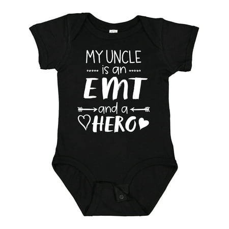 

Inktastic My Uncle is an EMT and a Hero Gift Baby Boy or Baby Girl Bodysuit