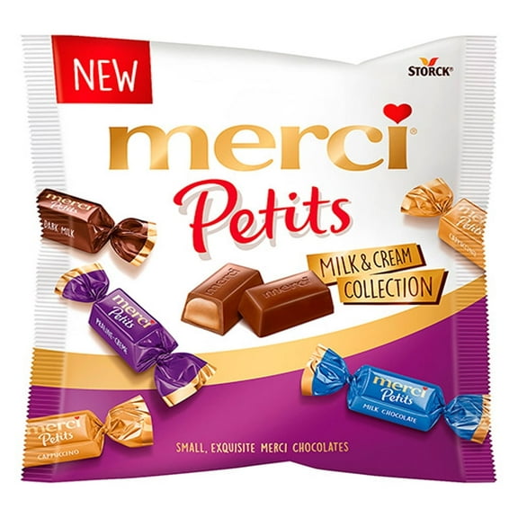 Storck Merci Petits Chocolate Candies Milk & Cream Collection 125g/ 4.41 oz
