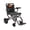 Gray, variant on EastVita Portable Folding Wheelchair Travel Wheelchair with Handbrake Ultra-Light Wheelchair