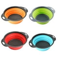 thumbnail image 4 of GUOOL Round Folding Collapsible Colander/Strainer/ Basket four Colors - Orange L, 4 of 9
