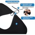 thumbnail image 4 of Babero para adultos, impermeable, resistente a las manchas, para personas mayores, babero alargado extragrande sin lavado, babero delantal de arroz para adultos, 4 of 5