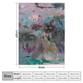 thumbnail image 4 of Autua Cecily Brown Abstract Art Warm Lightweight Fleece Blanket for All Seasons, Soft Flannel Throw Blanket Living Room Sofa Decor Cow Gifts, Multiple Sizes 60x80in, 4 of 6