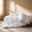 King, variant on Goose Down Fiberforters Size Extra Fwhite Duvetert Ultra-soft Breathable All Season Hotel Luxury Bedding 8 Corner & Center Loops