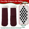 thumbnail image 3 of TRANSLINK Slipper Socks for Women with Gripper Winter Non Slip Thick Fuzzy Socks Warm Cozy Christmas Gift, 3 of 8