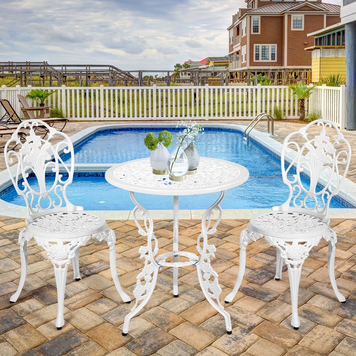 Walmart cast aluminum patio furniture sale