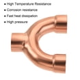 thumbnail image 4 of Unique Bargains Tee Y Type Copper Fitting Welding Joint 1/2 Inch ID for HVAC Air Conditioner Refrigeration, 4 of 5