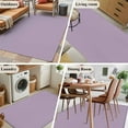 thumbnail image 6 of Purple Solid Color Area Rugs Collection 4'x6', Aesthetics Contemporary Luxury Non Slip Indoor Rectangle Throw Runner Rug Floor Mat Carpet for Living Room Dining Table Bedroom Nursery, 6 of 9