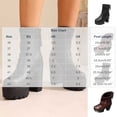 thumbnail image 3 of OKBOP Women's Platform Boots Round Toe Zip-Up Stability Foam Cushioning Brown Stylish Women's Boots Sizes 36, 3 of 5
