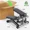 Silver, variant on Mini Stepper with Resistance Bands 265LBS Capacity Adjustable Full Body Workout Stepper Quiet Hydraulic Foot Stepper with LED Monitor for Home Fitness