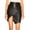 Black, variant on EDFBUYKRS Female Skirts Black Plus Size Skirt Fashion Women Black Open Fork Bodycon Short Casual Leather Mini Skirt