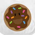 thumbnail image 4 of Inktastic Chocolate Doughnut Boys or Girls Baby Bib, 4 of 4