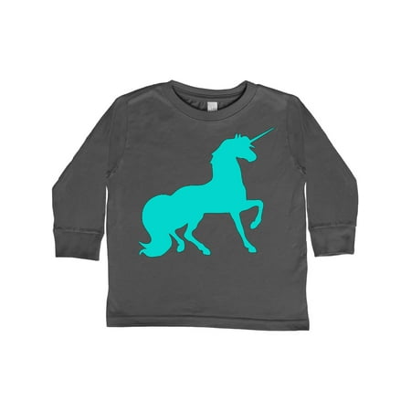 

Inktastic Aqua Unicorn Gift Toddler Boy or Toddler Girl Long Sleeve T-Shirt
