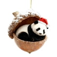 thumbnail image 2 of CPHDW7 Vintage Christmas Tree Decorations, Acrylic Animal Pendants, Cozy Woodland Creatures Ornaments for Rustic Nature Themed Home Wreaths Tabletop, 2 of 7
