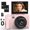 Pink, variant on XLURC 4K Digital Camera Wifi 64MP Vlogging Camera for YouTube with 3" 180° Flip Screen, 18X Digital Zoom Photography Camera with 32GB Micro SD Card & 2 Batteries