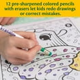 Crayola Erasable Colored Pencils, 12 Ct, School Supplies for Kids and