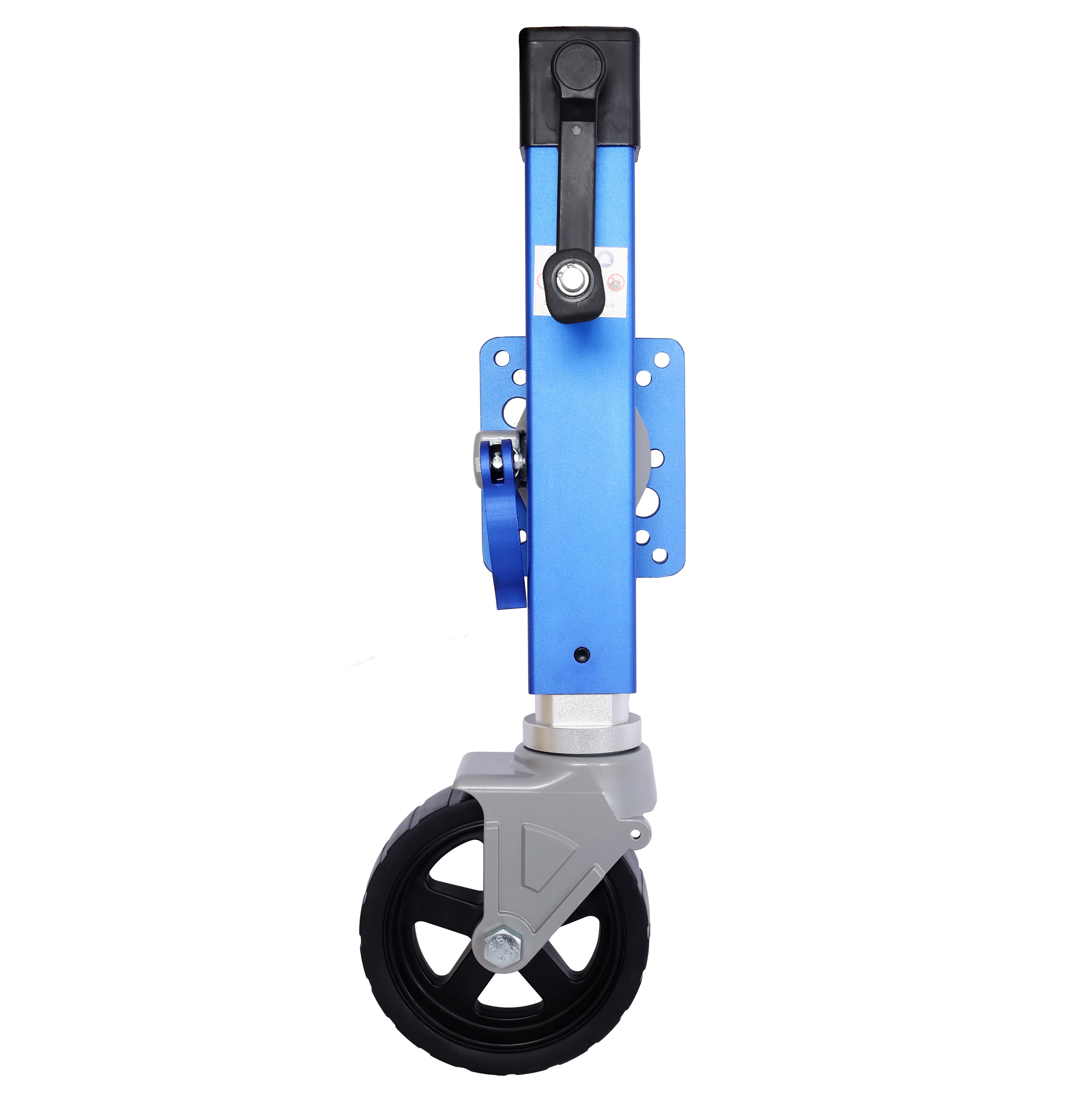 Trailer Jack 1800 Lbs Capacity - Heavy Duty Aluminum Trailer Tongue Jack, 3x5 Trailer, Sidewind Handle, Blue