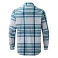 thumbnail image 2 of Camisas Deportivas Hombre Moda para hombre Casual Impresión digital 3D Primavera y otoño Moda De Rong Solapa Camisa de manga larga Cárdigan (Light Blue, M), 2 of 5