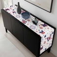 thumbnail image 5 of 4th of July Table Runner 60 Inches Long, Butterfly Star Blue Red Fireworks Independence Day Kitchen Coffee Dining Table Decoration for Home Party Birthday Wedding Home Decor 13x60 Inches, 5 of 8
