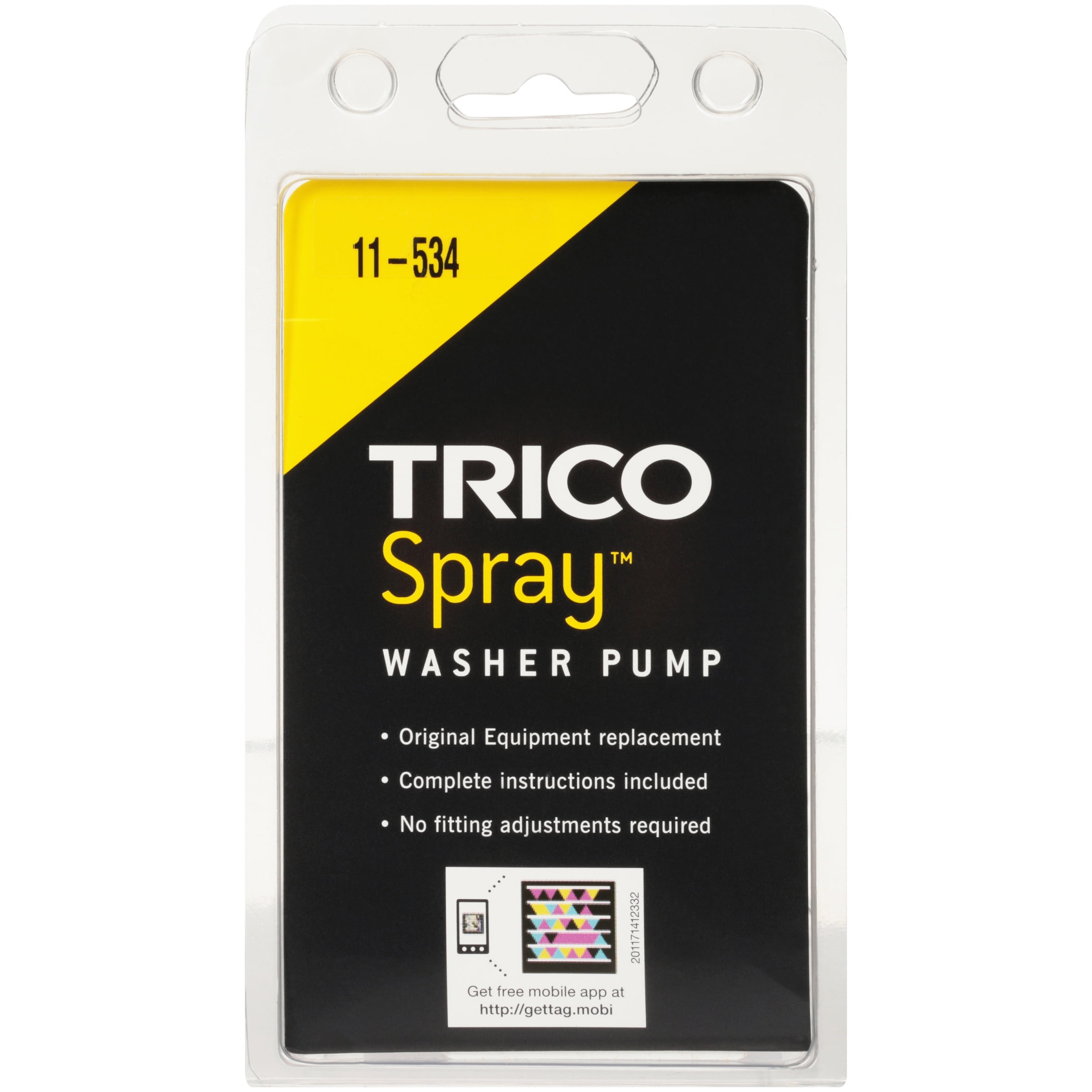 TRICO Spray 11-534 Washer Pump Carded Pack for Select Cadillac, Chevrolet, GMC and Pontiac Vehicles Fits select: 2007-2014 CHEVROLET TAHOE, 2007-2014 CHEVROLET SUBURBAN