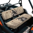 thumbnail image 2 of ZIATUBLES Crow Skull Butterfly Rose Print UTV Seat Covers 2 Pack, Waterproof Polyester Replacement Front Bench Seats Covers, Wear-Resistant UTV Outdoor Accessory Part for Kawasaki Mule, 2 of 8