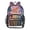 Purple Floral Butterfly, variant on Large Clear PVC Backpack Heavy Duty See Through Backpack for Adults Work Travel, Light Blue Sport Print Printed 12L