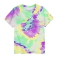 thumbnail image 5 of Ashirexll T-Shirts pour Filles à Manches Courtes Imprimés Col Rond Demi-Manches Haut pour Enfants Décontracté Polyvalent, 5 of 5