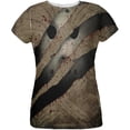 thumbnail image 1 of Halloween Horror Movie Mask Slasher Attack All Over Womens T Shirt, 1 of 2