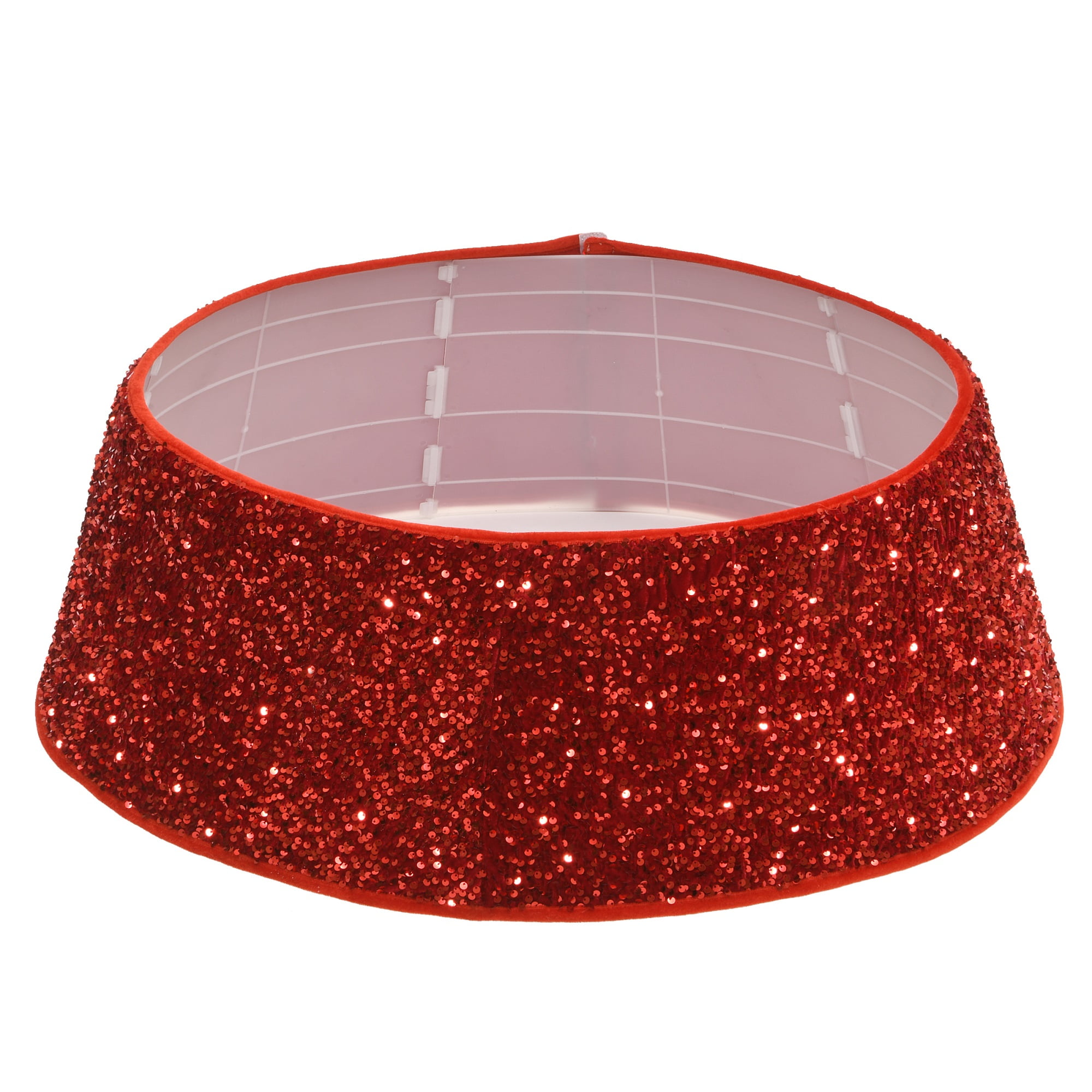 30" Christmas Tree Collar, Red