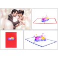 thumbnail image 2 of Tarjeta emergente con texto "Te amo" en forma de corazón 3D, ideal para el Día de San Valentín, para madres y para un feliz aniversario con sobre., 2 of 5