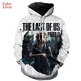 thumbnail image 3 of Sudadera con capucha con estampado 3D de The Last Of Us Part II para hombre y mujer, estilo hip hop, informal, de gran tamaño, 3 of 5