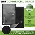 thumbnail image 5 of The Kind Bag Vacuum Seal Bags for Food; Food Grade, BPA Free & Freezer Safe; Airtight, Odor Free and Moisture Free; Commercial Grade 3mil Clear & Black; 6x8 inch Pre Cut Bags (100ct), 5 of 7