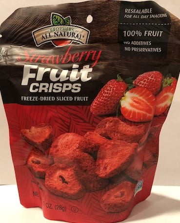 Brothers-All-Natural, Fruit Crisps, Strawberries, 1 oz (28 g) 2 Pack