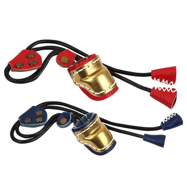 2 Uds Anillos De De Tiro De De Latón Accesorio Premium shamjiam Cubiertas de pulgar de tiro con arco
