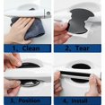 thumbnail image 4 of BLUESON 4X Car Door Handle Stickers + 4X Car Door Bowl Protector Anti-Scratch Cover Trim, 4 of 9