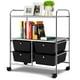 thumbnail image 2 of Costway Carrito Auxiliar con 4 Cajones Apilables y 2 Estantes 4 Ruedas Organizador para Cocina Baño Oficina 58,5 x 37 x 75 cm, 2 of 10