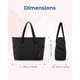 thumbnail image 2 of Bolsa BAGSMART grande para mujer con hebilla para esterilla de yoga, color negro, 2 of 5