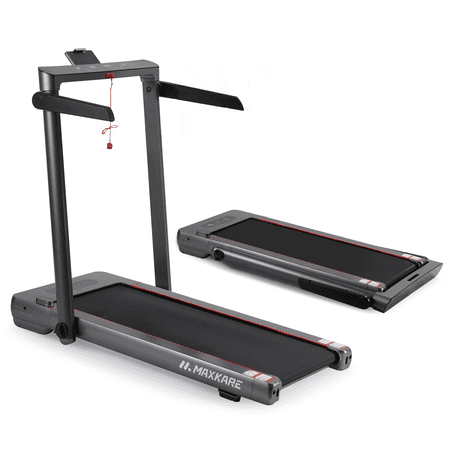 Maxkare 3.0HP & 9MPH Walking Pad Treadmill, 2 in 1 Foldable Treadmill with Touch Screen & Remote Control Bluetooth Connectivity, 286LBS