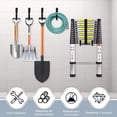 thumbnail image 2 of 6 PCS Ganchos de Garaje, Cochera Pared Resistentes con Tornillos, Almacenamiento Garaje Antideslizante para Garajes y Hogares, Cable Extensión, Herramienta, 2 of 8