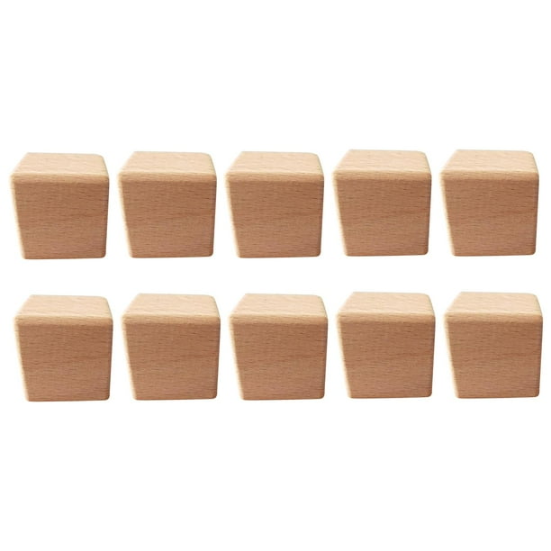 Natural Wood Blocks Unfinished Wood Hobbies