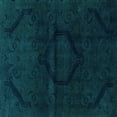 thumbnail image 1 of Ahgly Company Indoor Square Oriental Light Blue Modern Area Rugs, 6' Square, 1 of 4